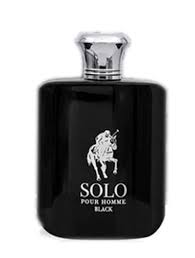 عطر ادکلن مردانه رالف لورن پولو مشکی فراگرنس ورد سولو بلک (Fragrance World Polo Black)